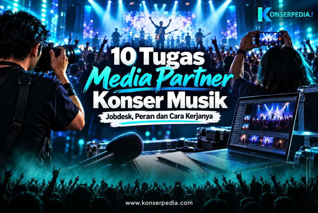 10 tugas media partner konser musik dan jobdesknya
