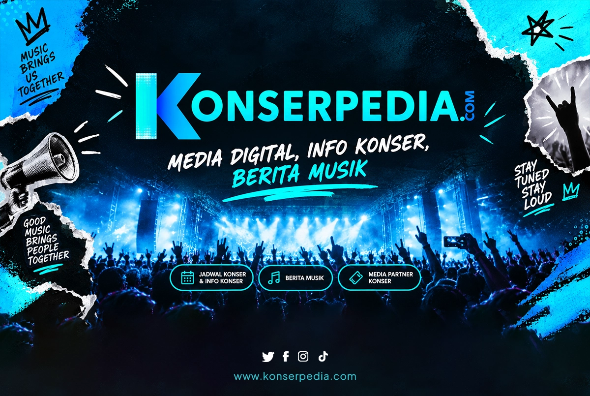 Konserpedia hadir dengan info konser lengkap, berita musik terbaru, dan konten eksklusif untuk kamu yang tidak ingin ketinggalan momen seru.
